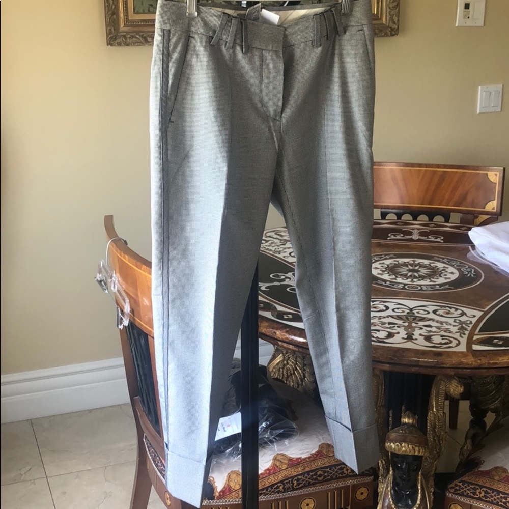 MaxMara SportMax Gingham Cropped Trousers